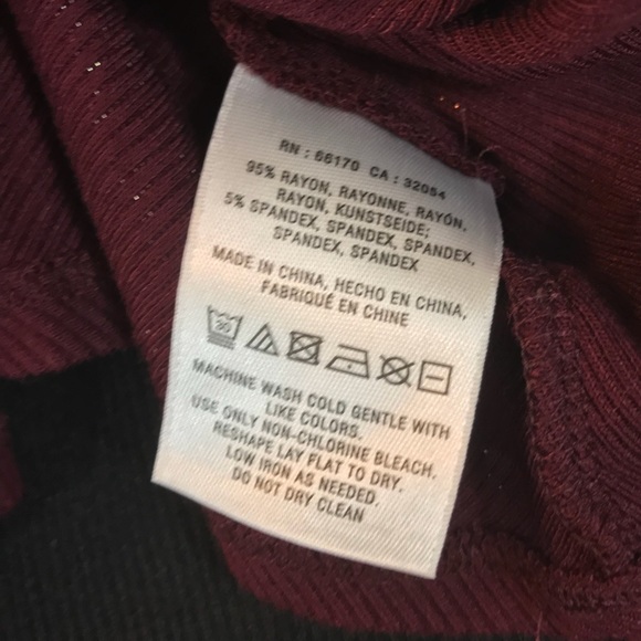 ANTHROPOLOGIE DELETTA MAROON TURTLENECK SIZE M - Picture 8 of 8