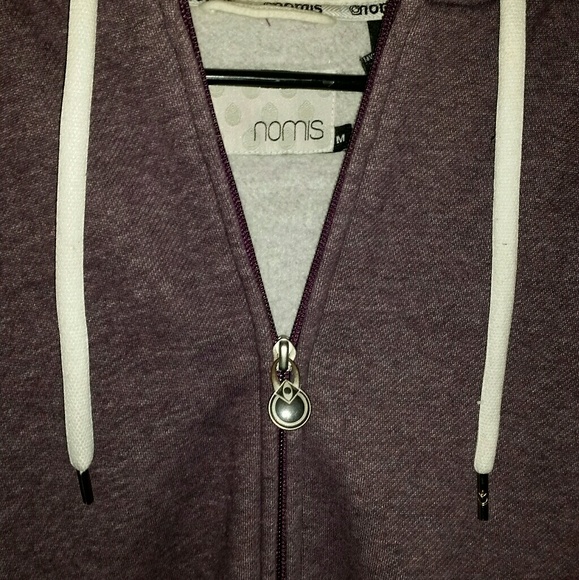 Nomis purple and white zip up hoodie - Picture 4 of 7