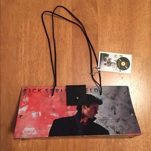 Rick Springfield vintage record purse