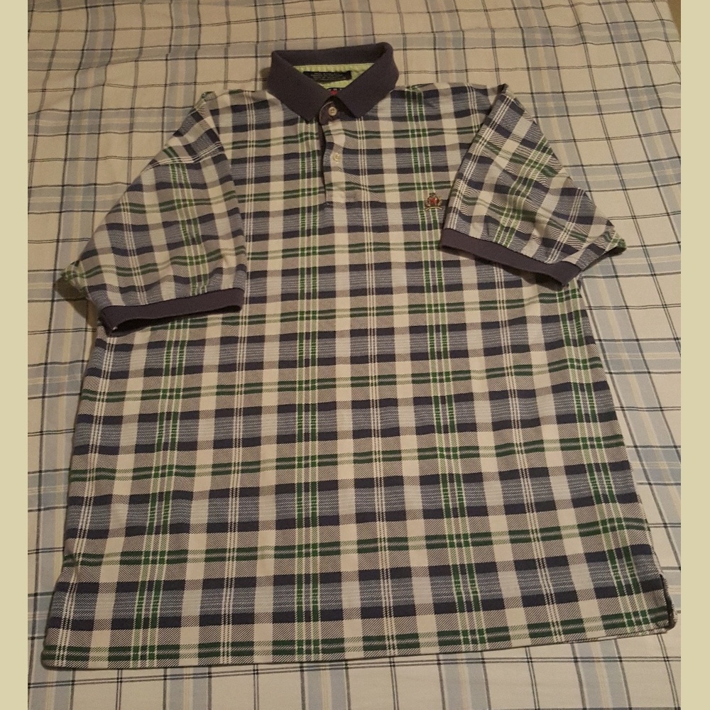Tommy Hilfiger plaid polo