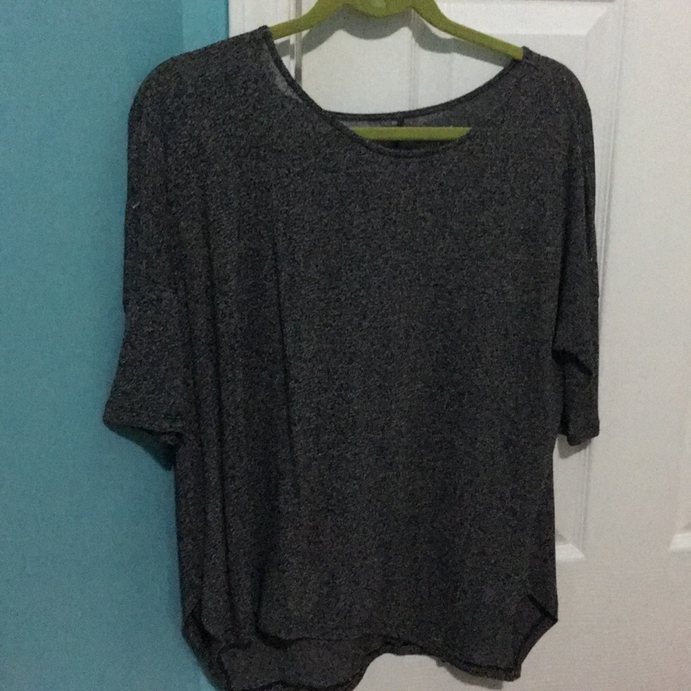 Basic gray, soft tunic