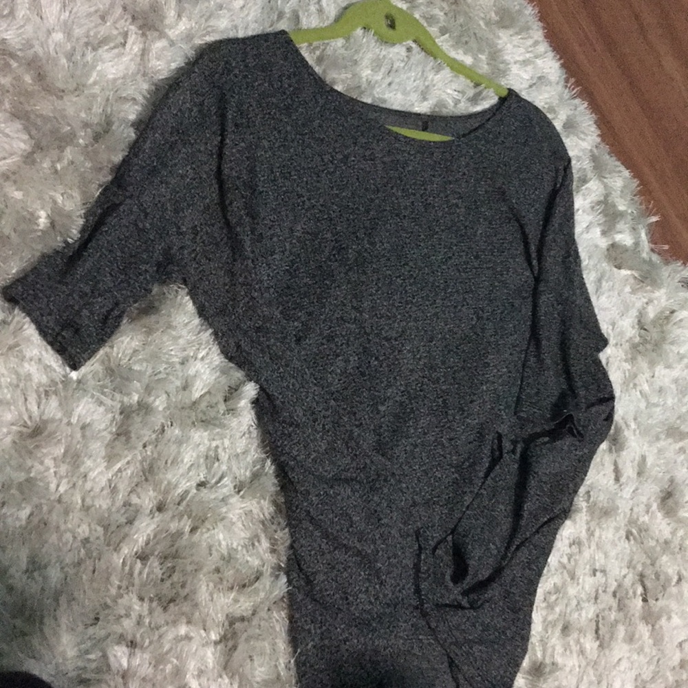 Basic gray, soft tunic - Picture 3 of 4