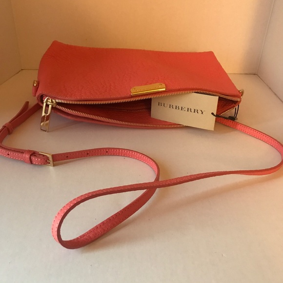 SG  GRAIN CHECK SMALL CHICHESTER CLUTCH  ROSE PINK - Picture 4 of 4