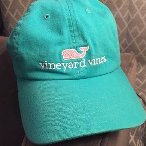 Teal vineyard vines baseball cap