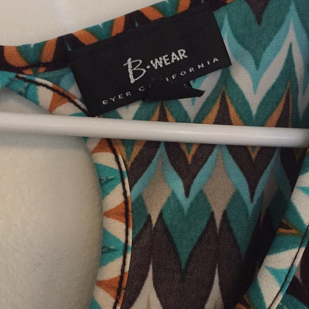 Multi Colored Patterned Blouse - Picture 4 of 4