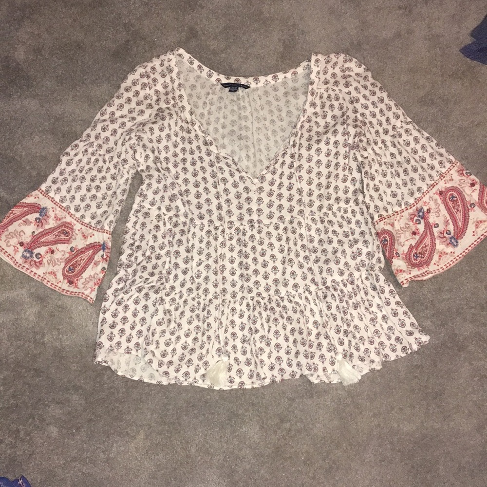 Xs American eagle top