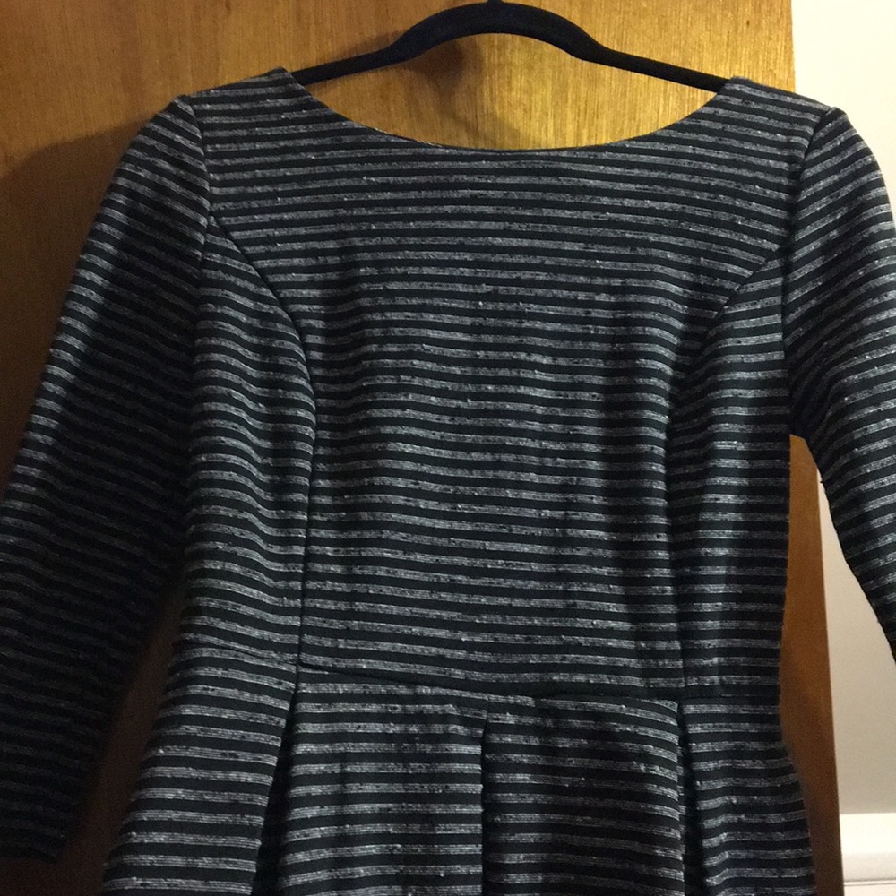 Black and gray dress