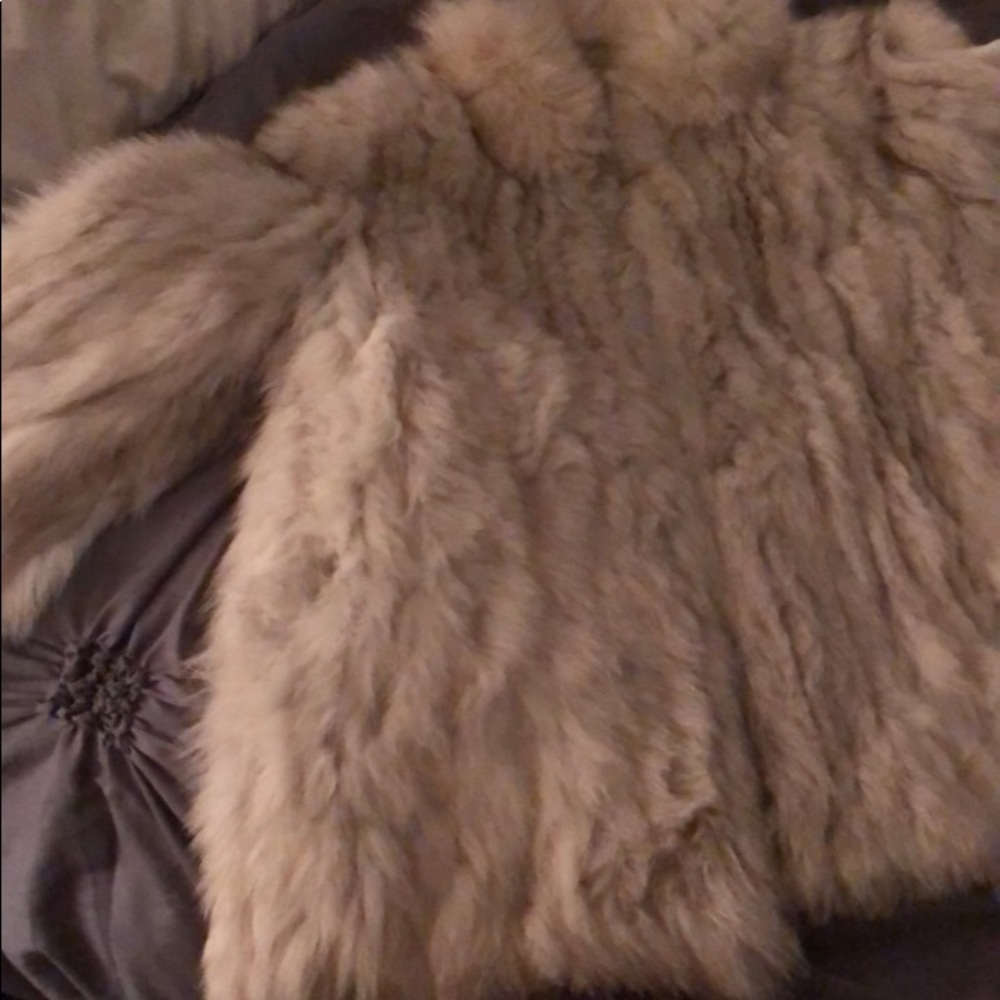 Authentic saga real fox fur coat