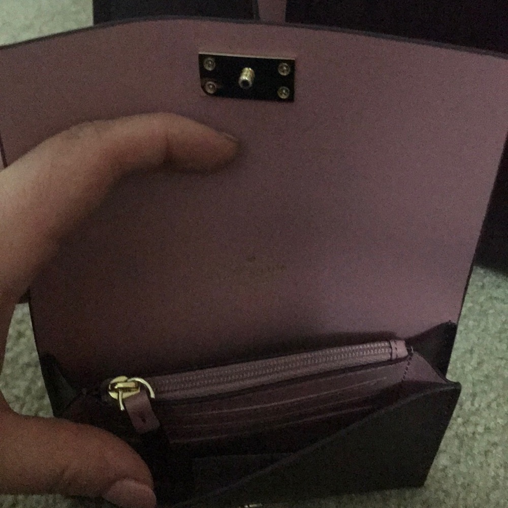 Amazing plum color bag and wallet - Picture 8 of 8