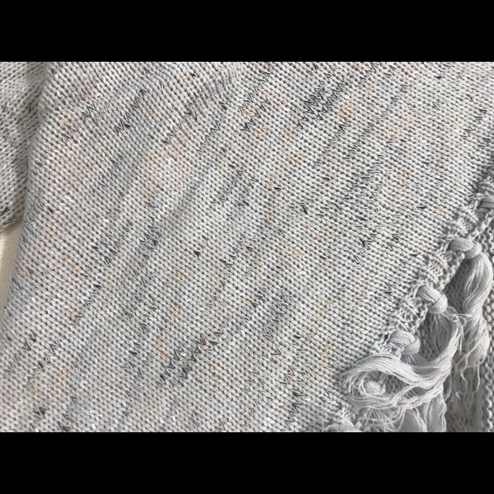 Grey Fringe Sweater - Picture 8 of 8