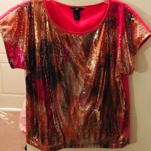 H&M sequence blouse size 6