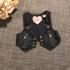 Guess Baby Girl Jean Vest 18M