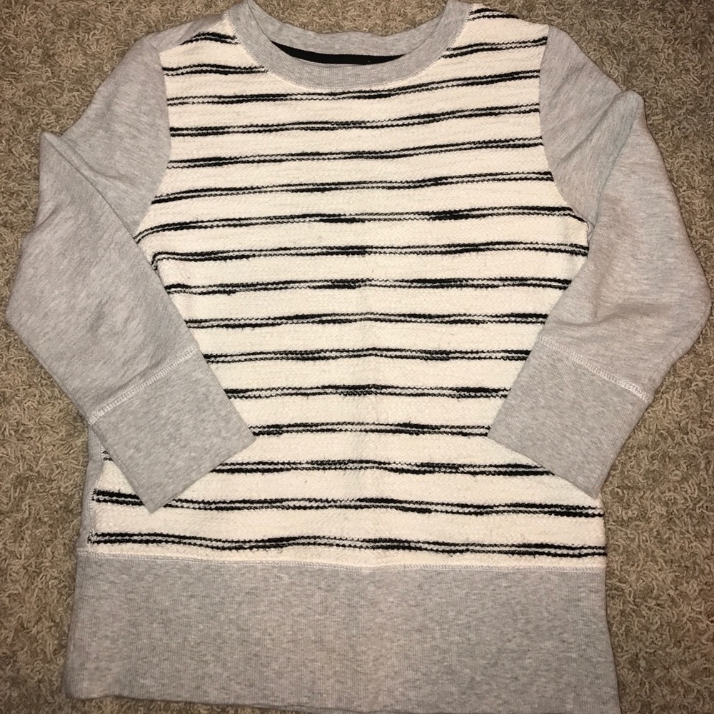Striped Lou & Grey 3/4 Sleeve Sweater