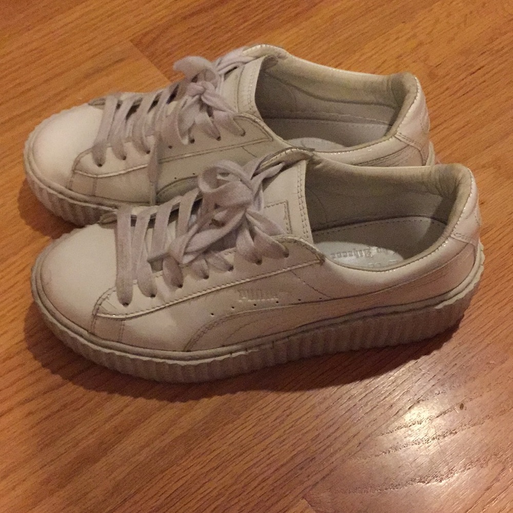 Fenty Puma creepers in white