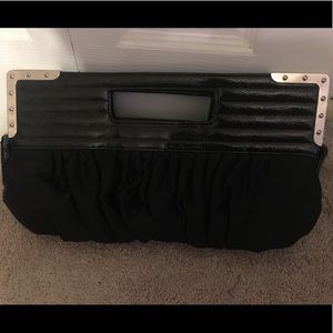 Black wedding purse