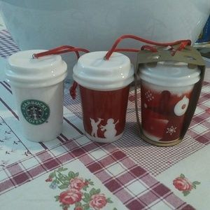 Starbucks Christmas ornaments