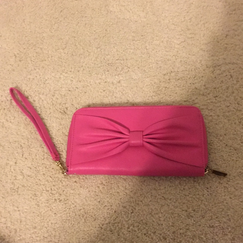 Pink Wristlet Wallet