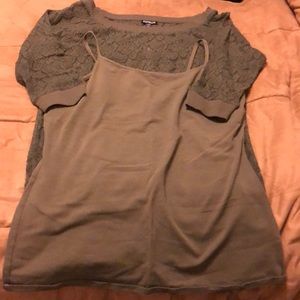 Women’s sz L Express top w matching tank