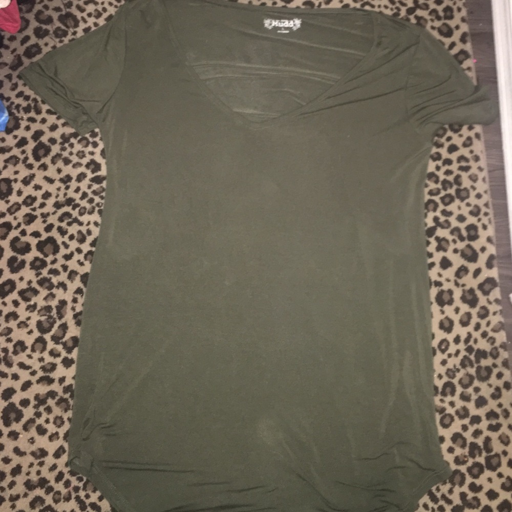 Forest green mudd shirt