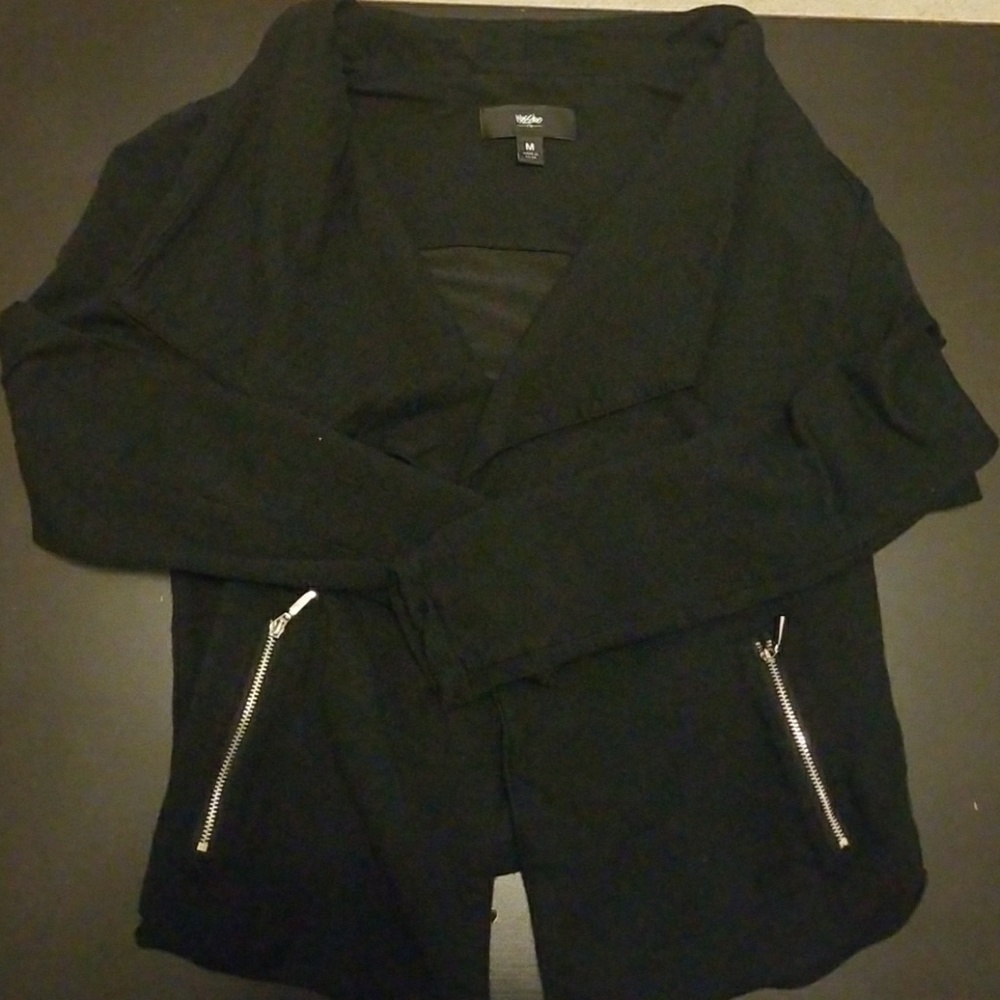 Black Mossimo Moto Jacket - Size M
