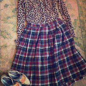 Plaid ModCloth Skirt