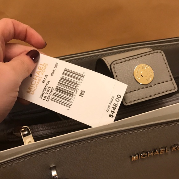 Authentic michael Kors studded tote - Picture 5 of 5