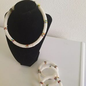 Beaded neck piece