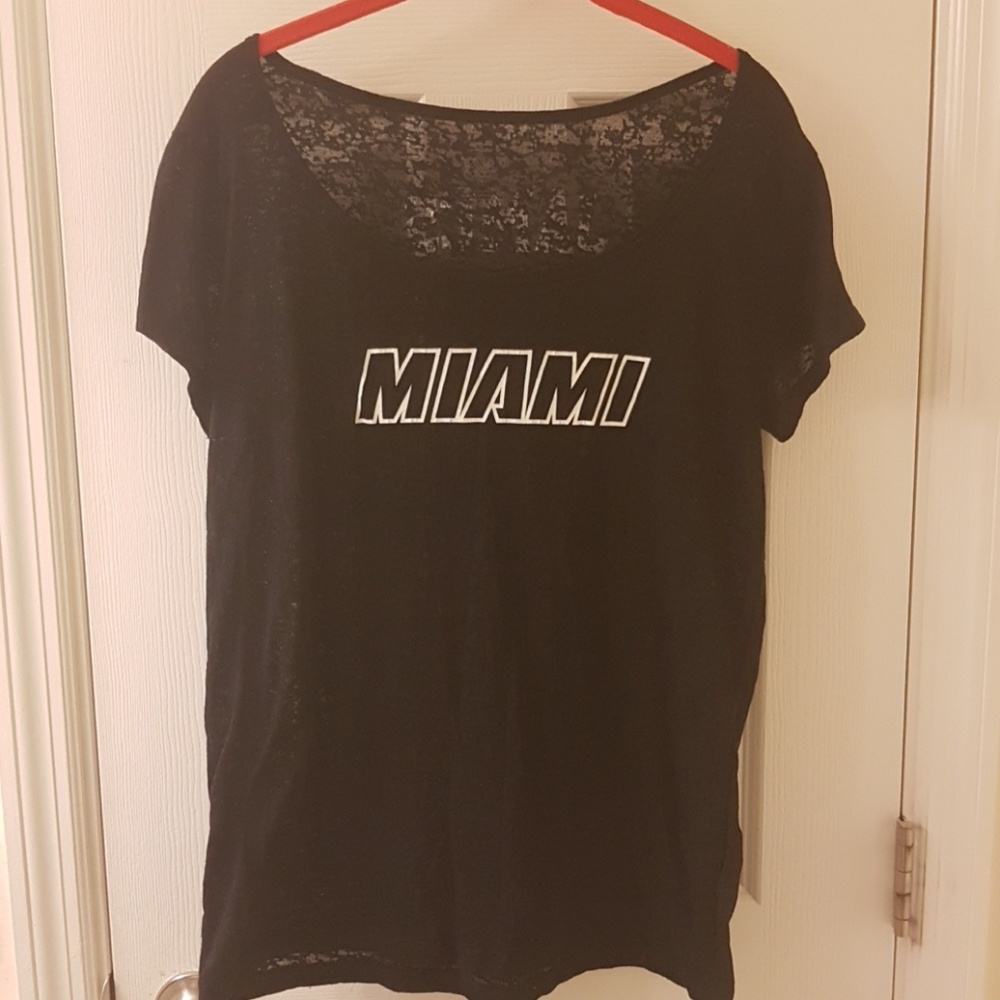 *SOLD*Adidas XL Miami Heat Shirt