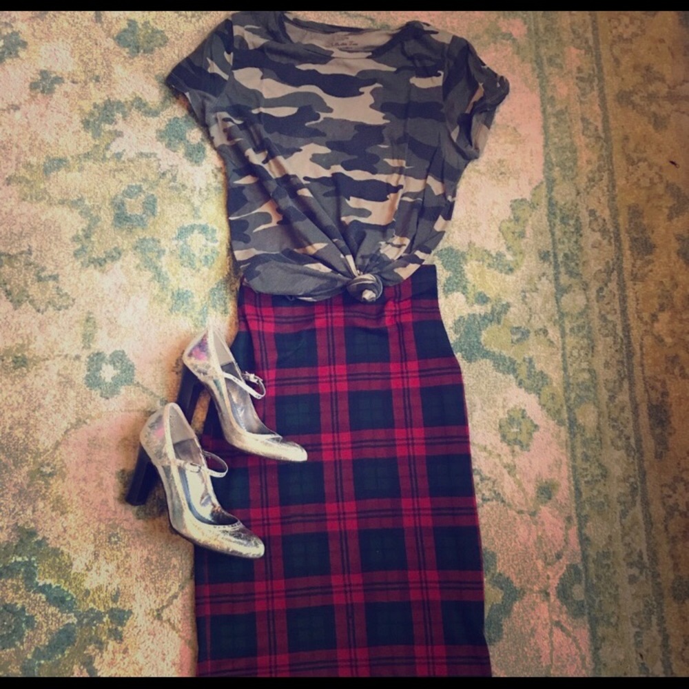 TopShop Plaid Skirt