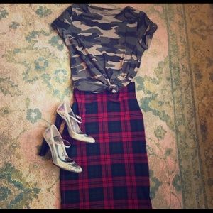 TopShop Plaid Skirt