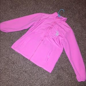 Pink Polo Zip Up