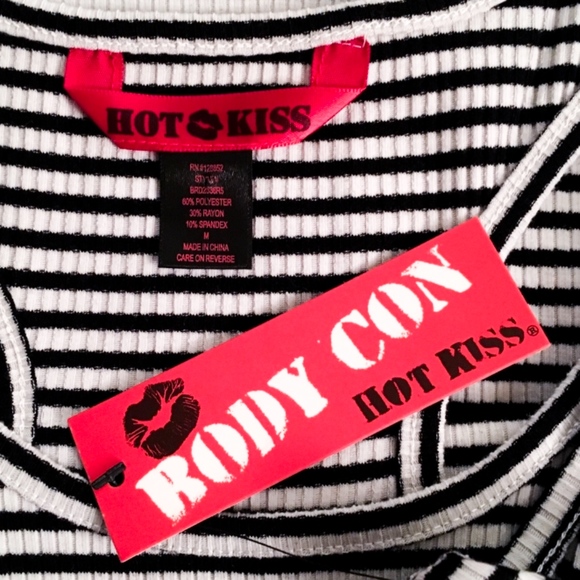 [hot kiss] ribbed body con tank dress - Picture 3 of 5