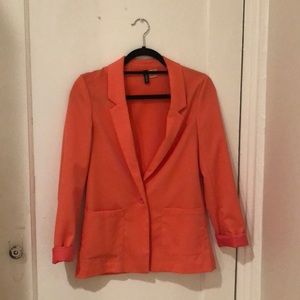 H&M coral blazer