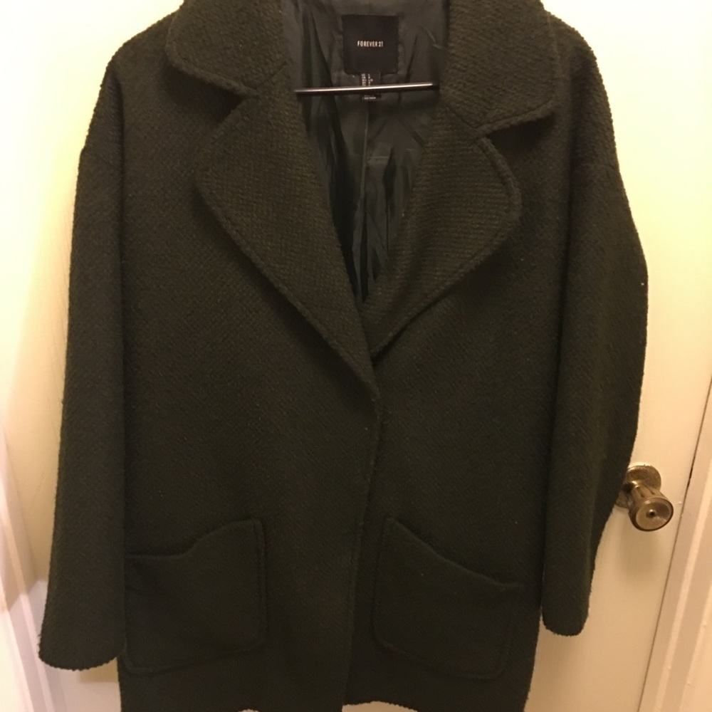 Forever 21 dark green outfit