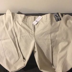 Tan linen pants