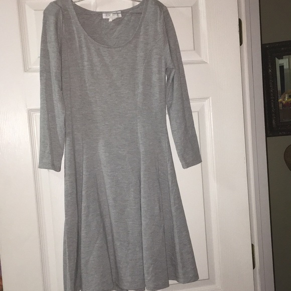 Forever 21 Cute Grey  Flare Dress - Picture 1 of 6