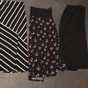 Maxi Skirt Bundle of 3 S-M lightly worn