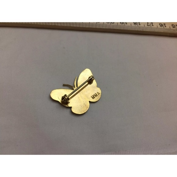 MMA Metropolitan Museum Of Arts Butterfly Brooch - Picture 4 of 4