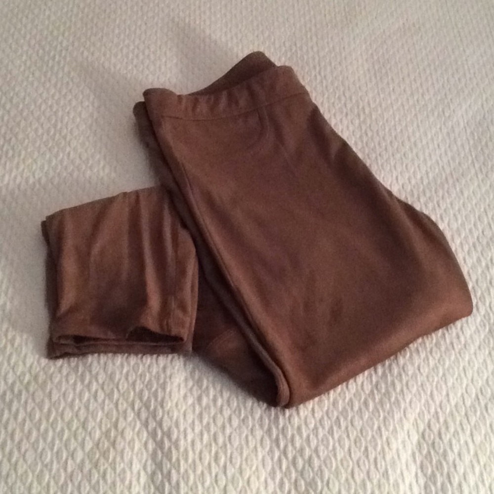 Max Edition faux suede leggings