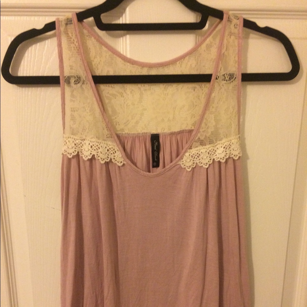 Lace tank top