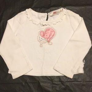 JLo longsleeve shirt, Girl size 3T