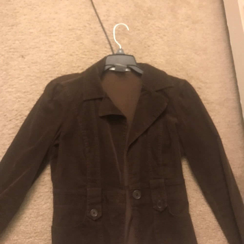 Brown corduroy jacket