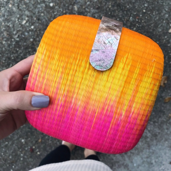 Rebecca Minkoff Clutch💚Mini Minaudier💛SALE🌈 - Picture 3 of 7