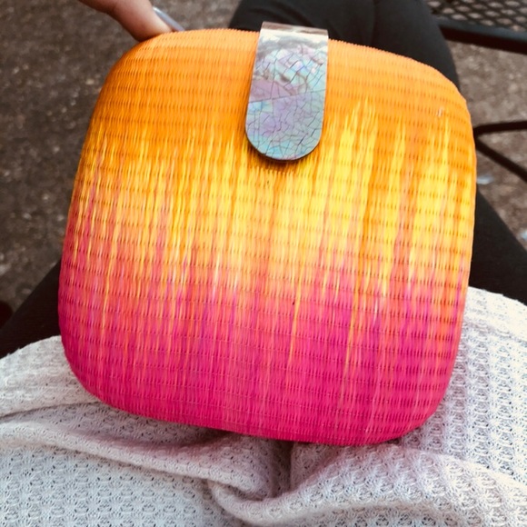 Rebecca Minkoff Clutch💚Mini Minaudier💛SALE🌈 - Picture 2 of 7