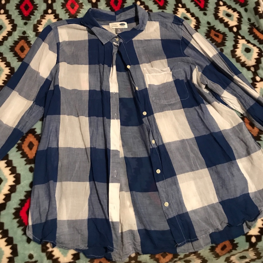 Old Navy plaid shirt