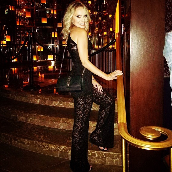 bebe lace jumpsuit