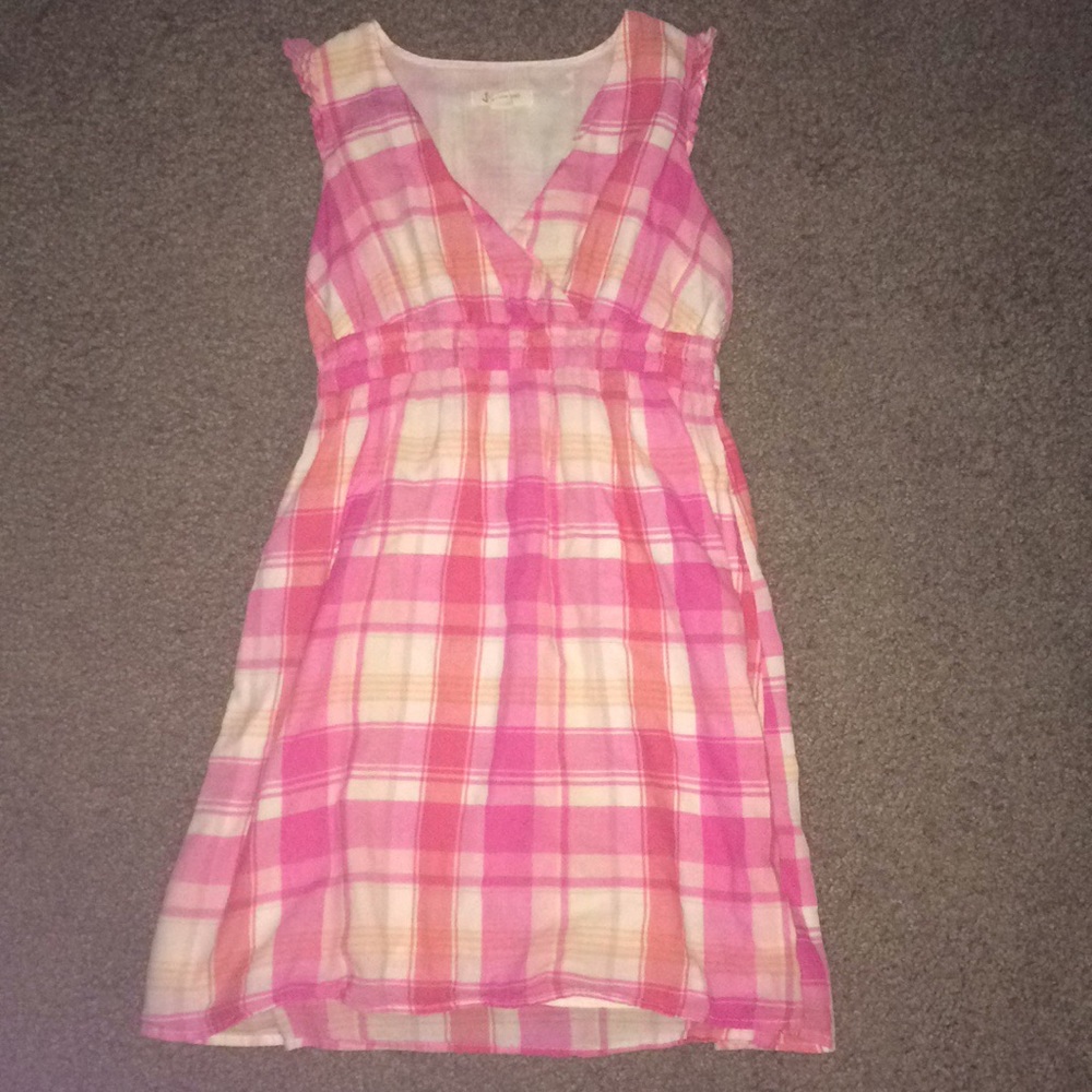 Pink Plaid Dress