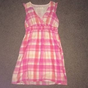 Pink Plaid Dress