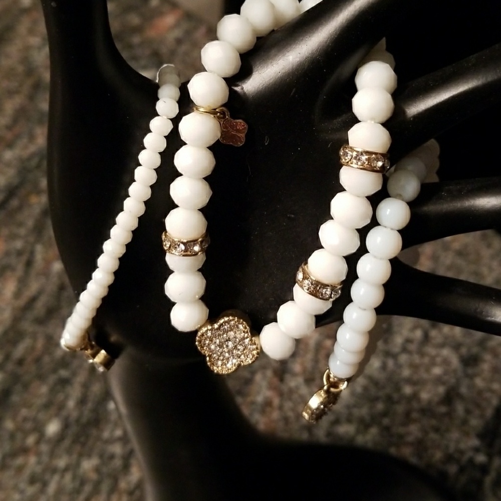 Beaded Stackable Bracelets - Picture 2 of 3