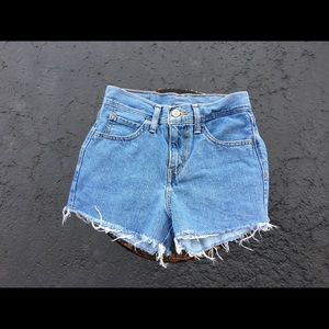 Levi Strauss & Co. High Waisted Denim Shorts